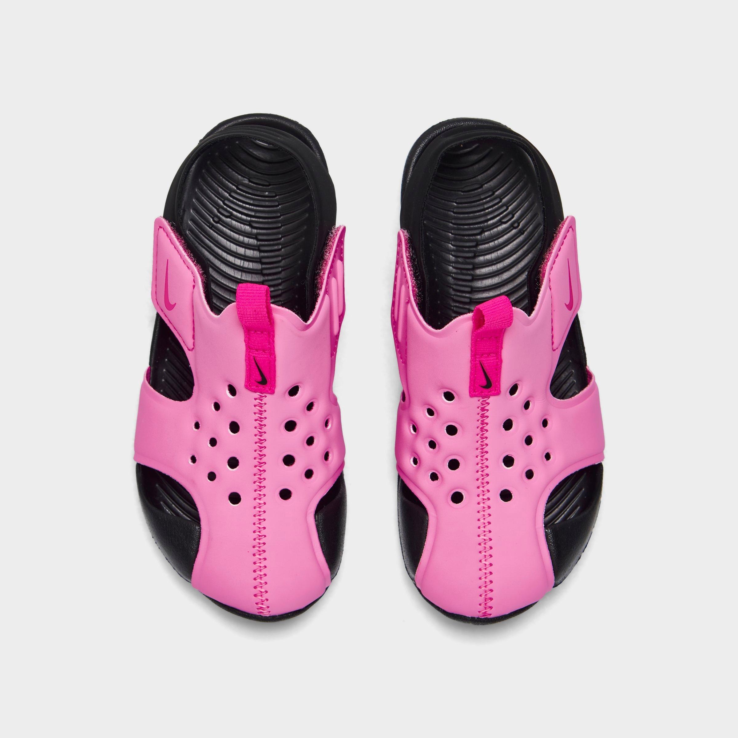 nike sunray protect 2 pink and white