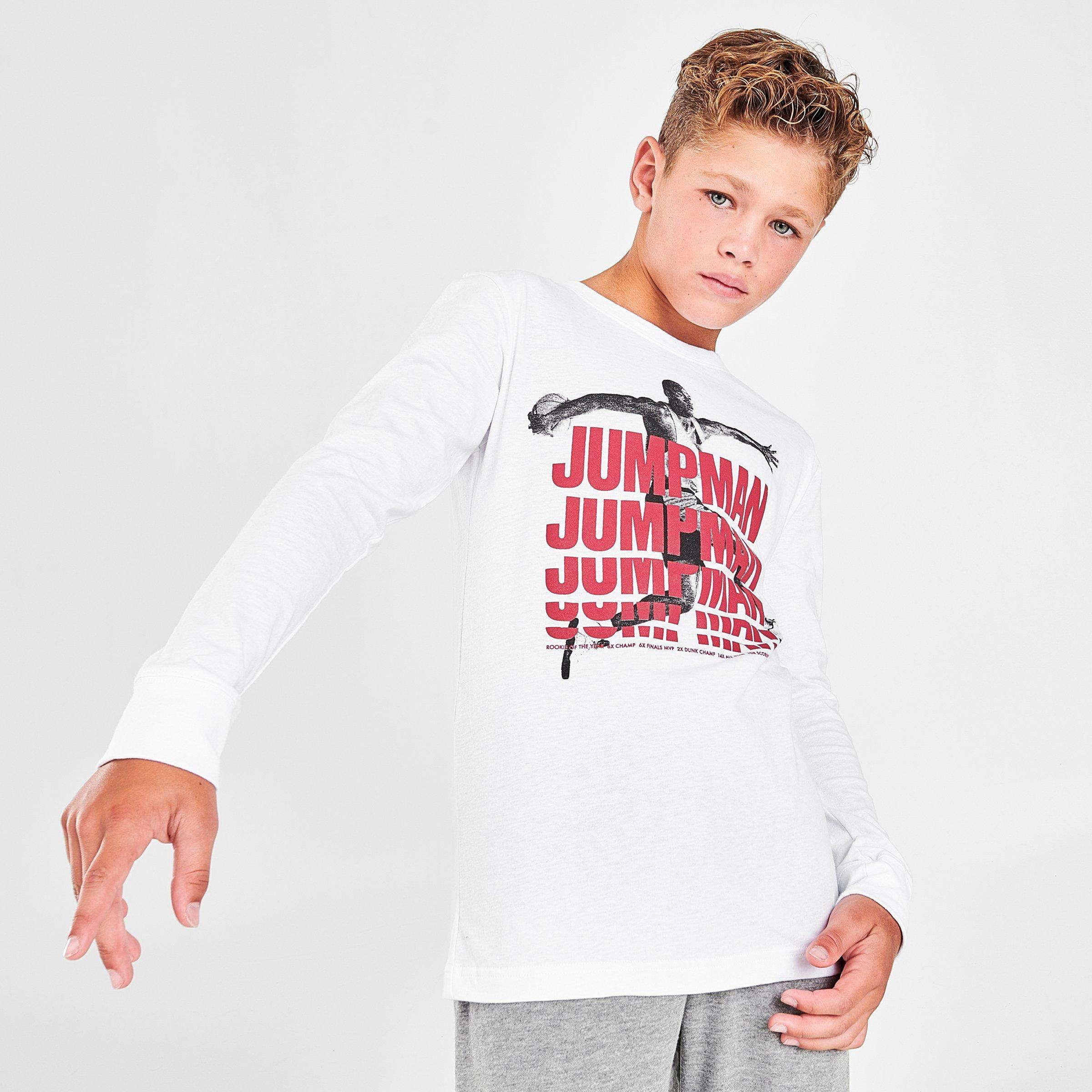 red jordan long sleeve shirt