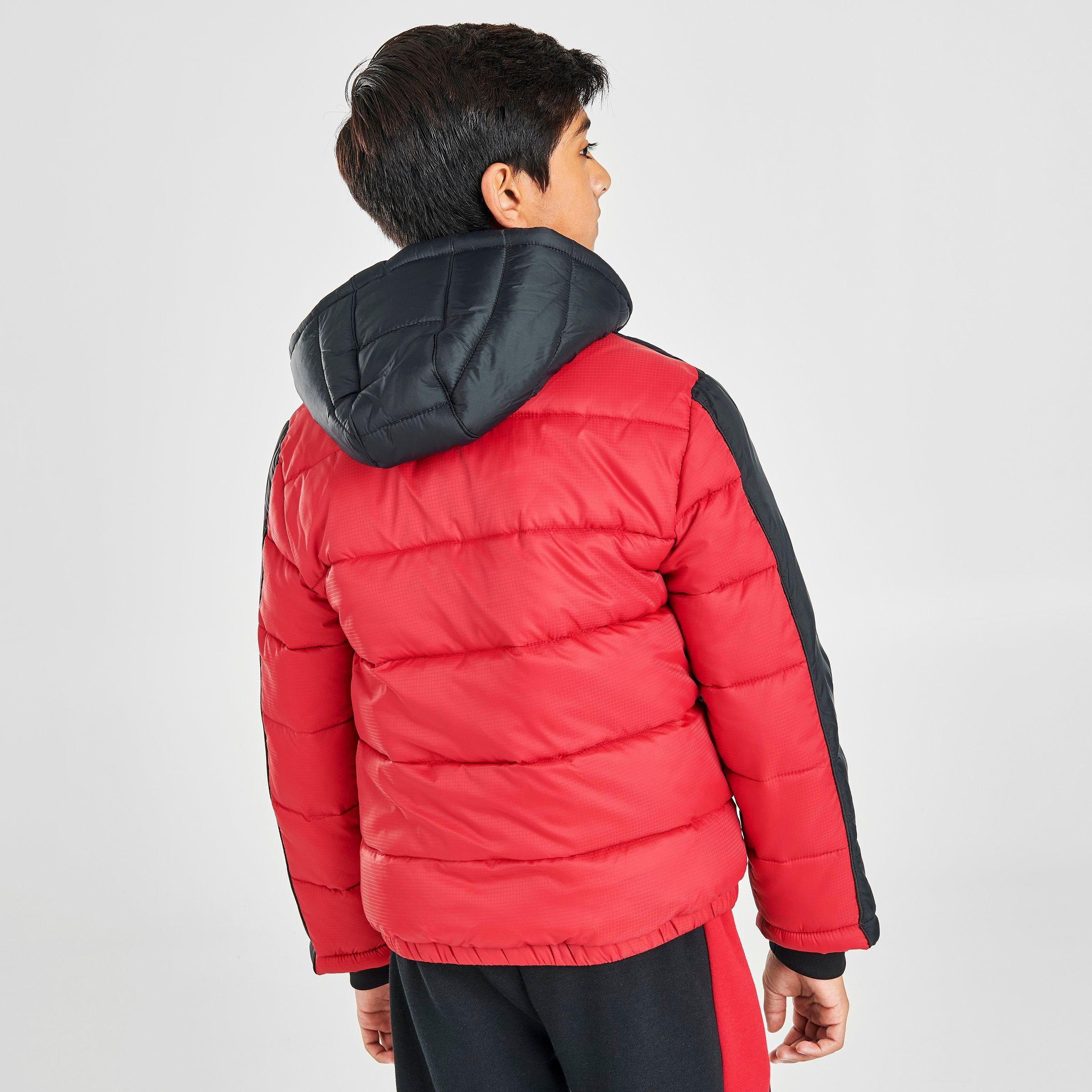 red jordan puffer jacket