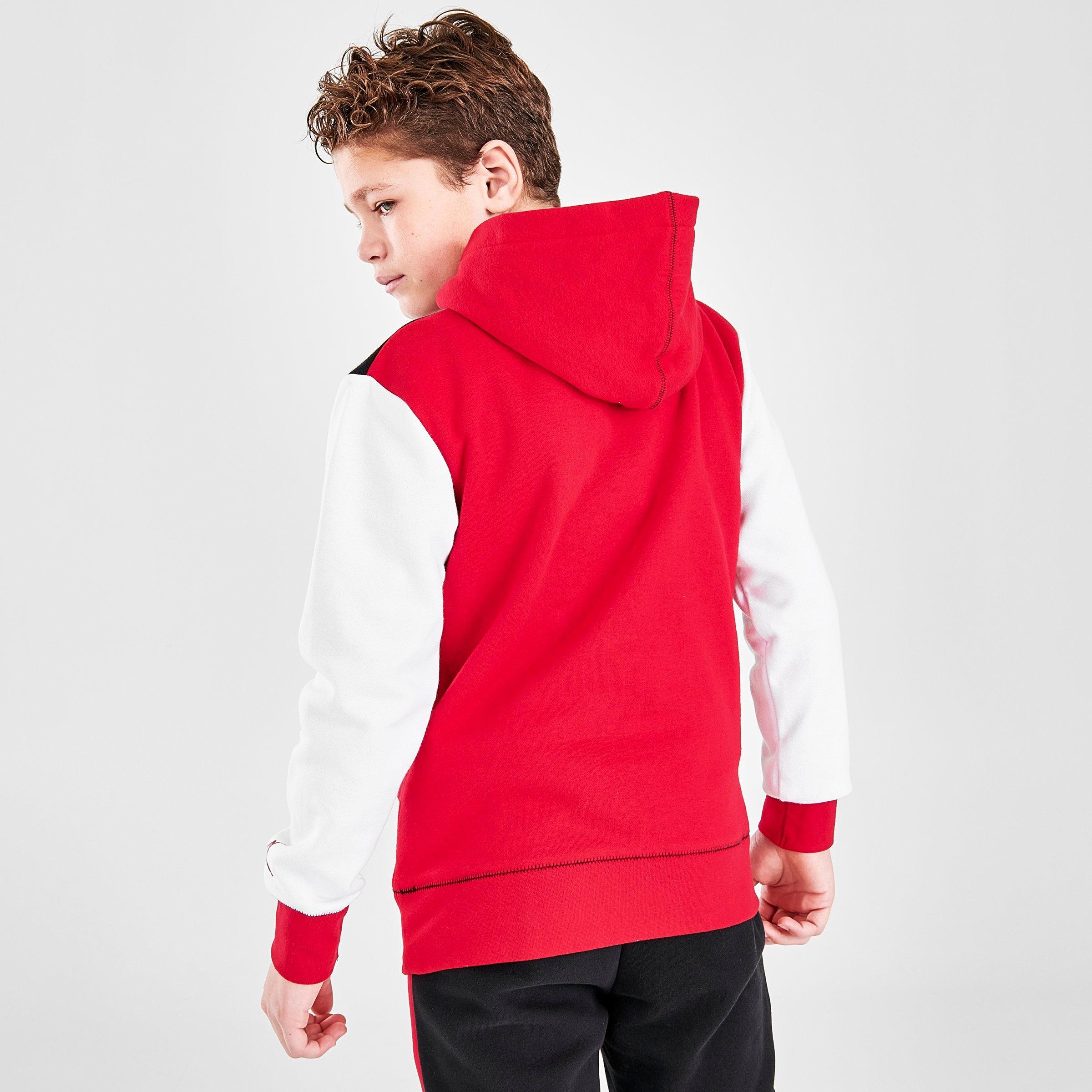 red jordan pullover