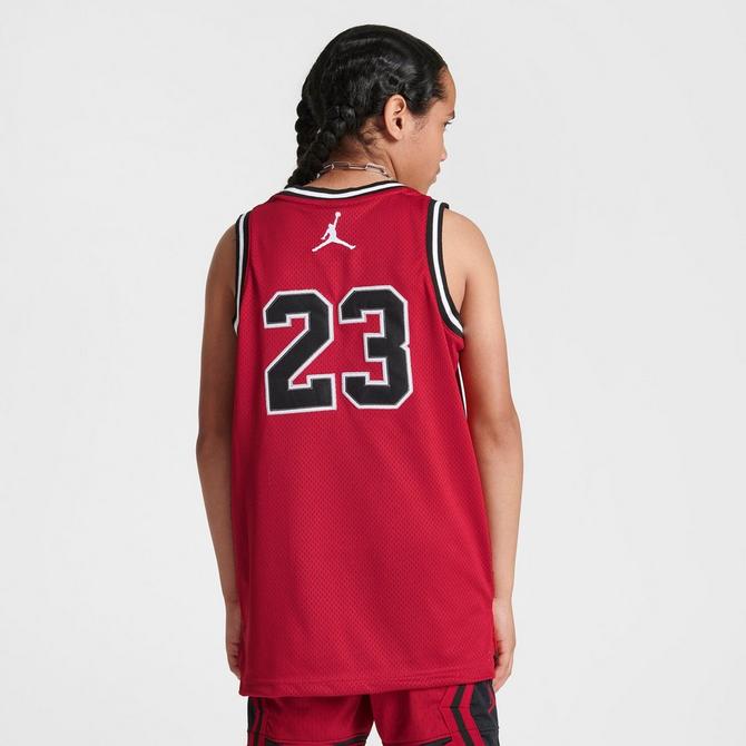 Mitchell & Ness x NBA Chicago Bulls Big Face 5.0 Black & RedBasketball  Jersey