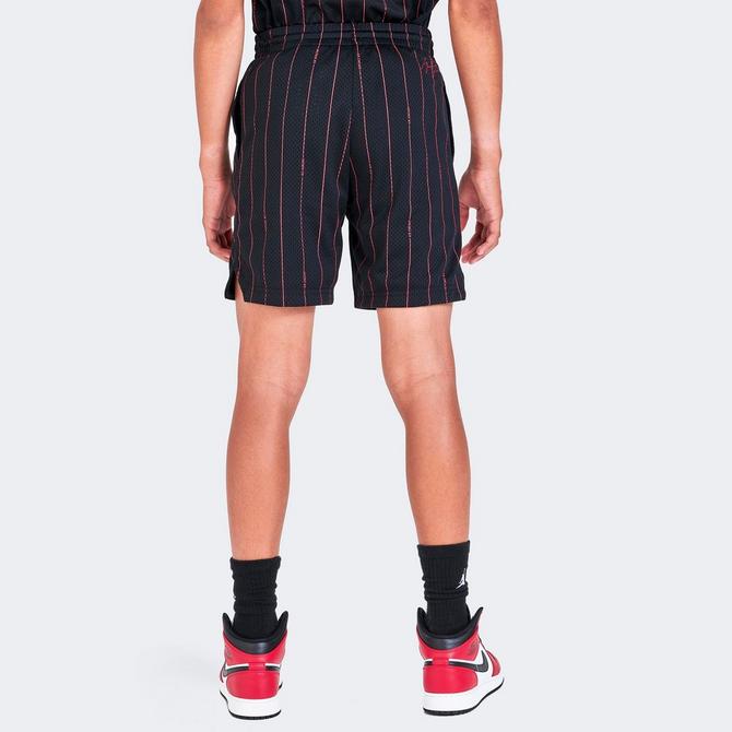 Chicago Bulls Men's Jus Don Red or Pinstripe Basketball Shorts - VELCH  TECHNOLOGY