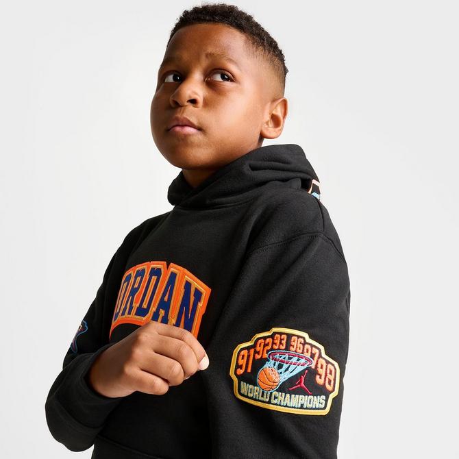 Kids Jordan Patch Pack Pullover Hoodie JD Sports