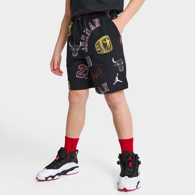 Jordan all over store print shorts