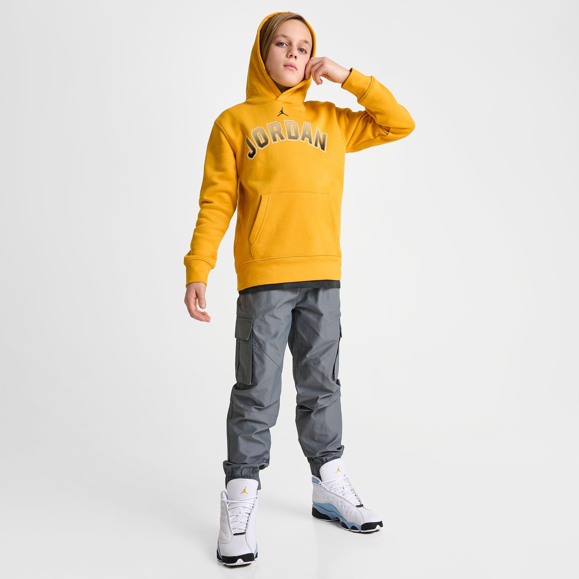 Yellow hot sale jordan sweatshirt