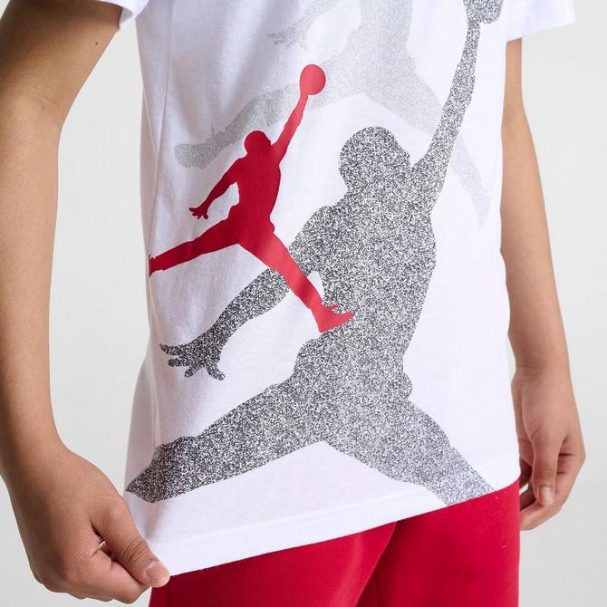 Kids Jordan Gradient Stacked Jumpman T Shirt