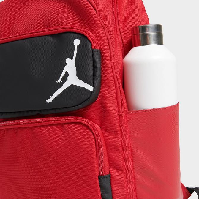 Red and cheap black jordan backpack