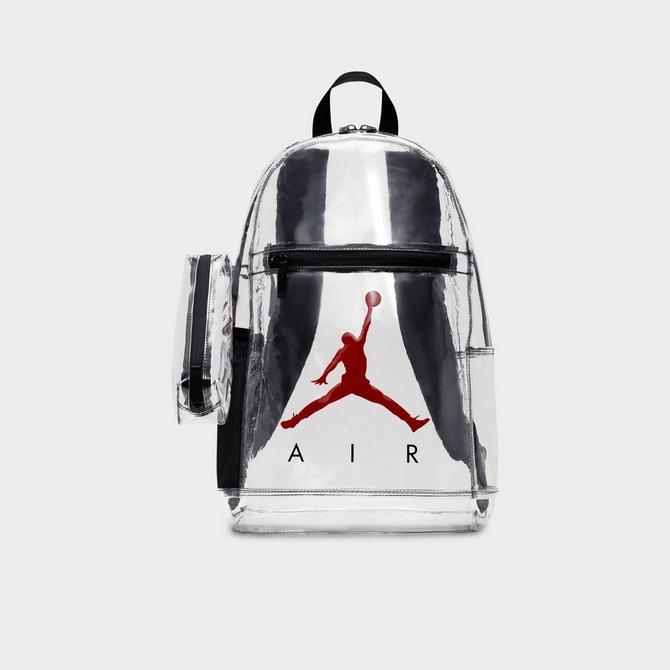 Kids Jordan Clear School Pencil Case Backpack 17L JD Sports