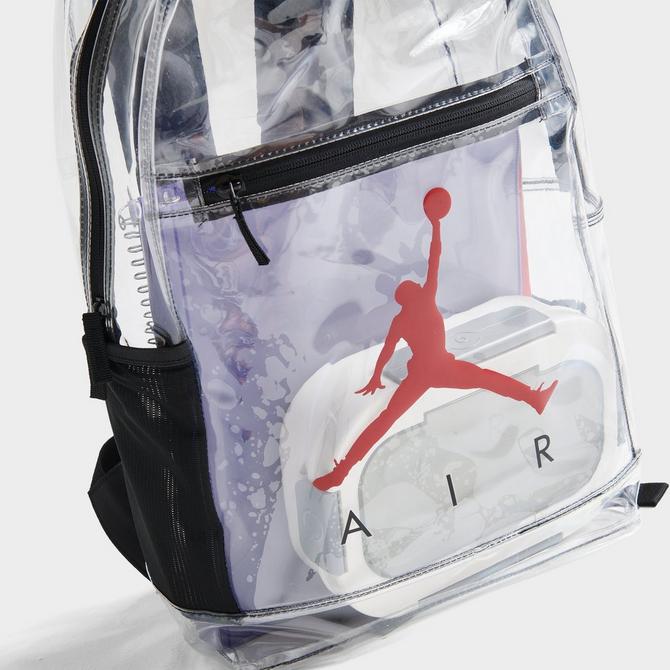 Kids Jordan Clear School Pencil Case Backpack 17L JD Sports