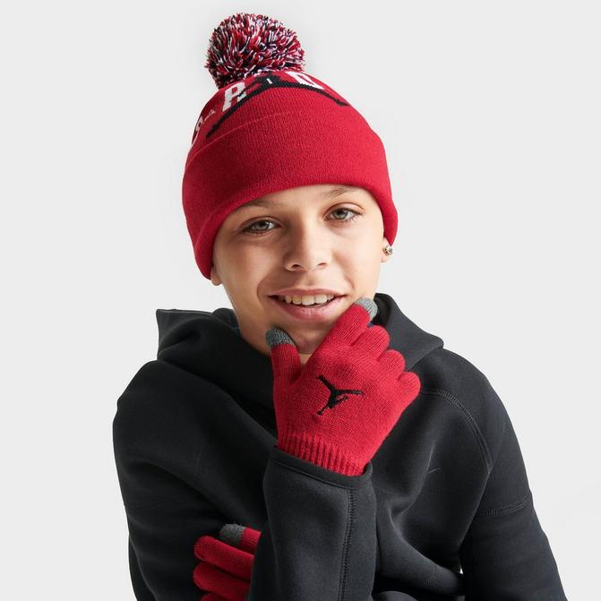 Kids hats cheap with gloves attached