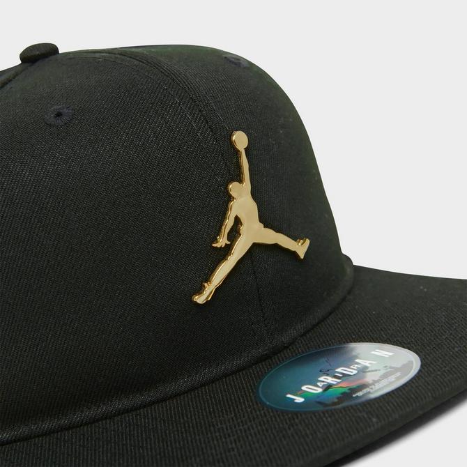 Jordan hat black and gold best sale