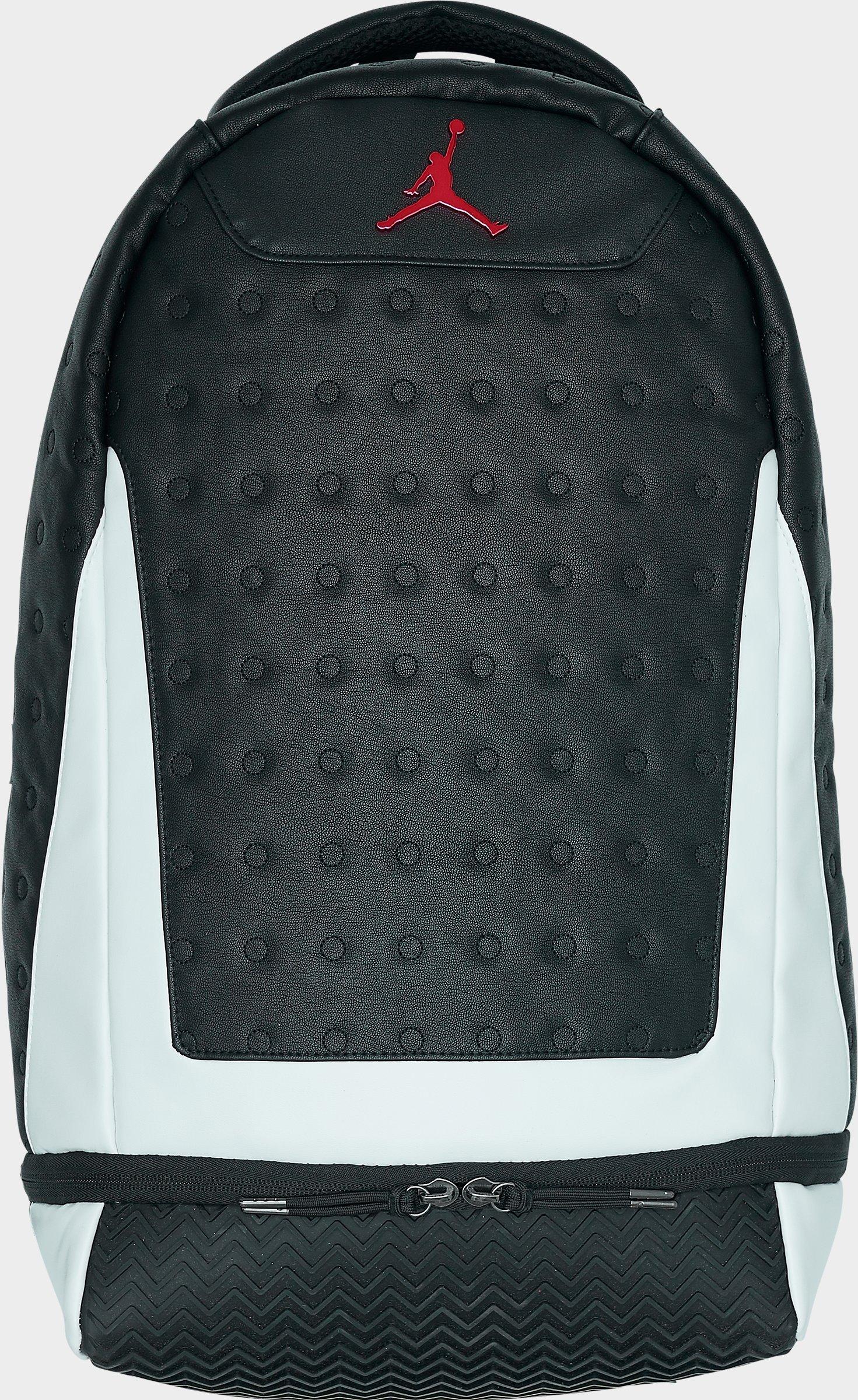 jordan retro 13 backpack white and gold