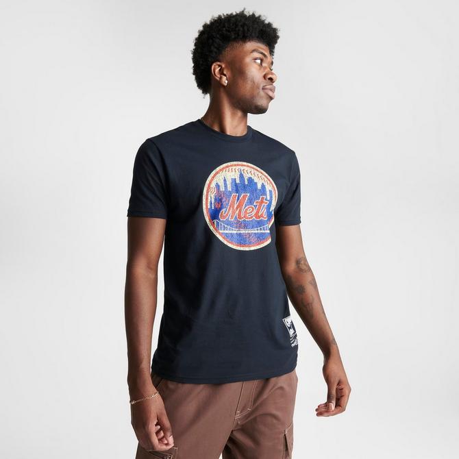 MLB New York Mets Women's Short Sleeve Team Color Graphic Tee 