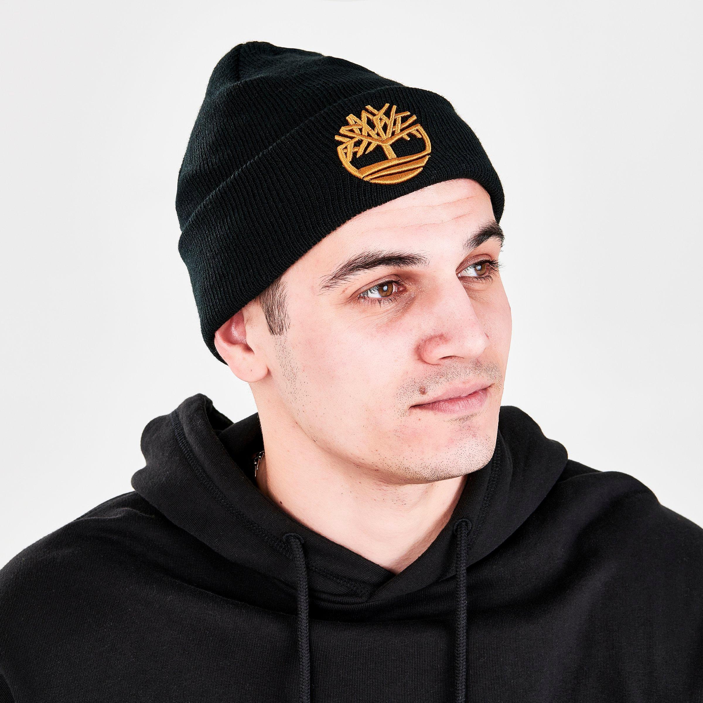 timberland black beanie