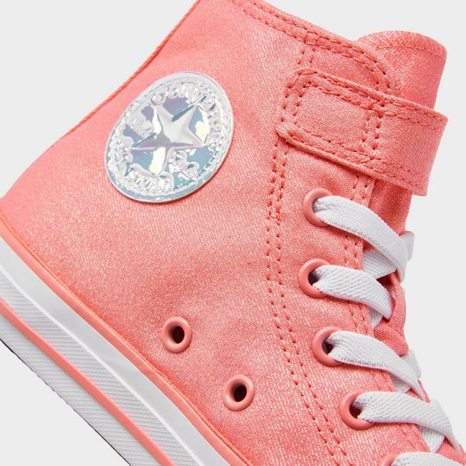 Girls' Little Kids' Converse Chuck Taylor All Star Easy-On Iridescent Stretch Lace Casual Shoes | Sports