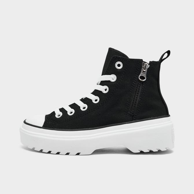 Ladies black clearance converse high tops