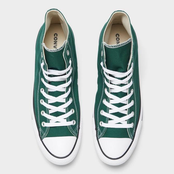 Jungle green clearance converse high tops