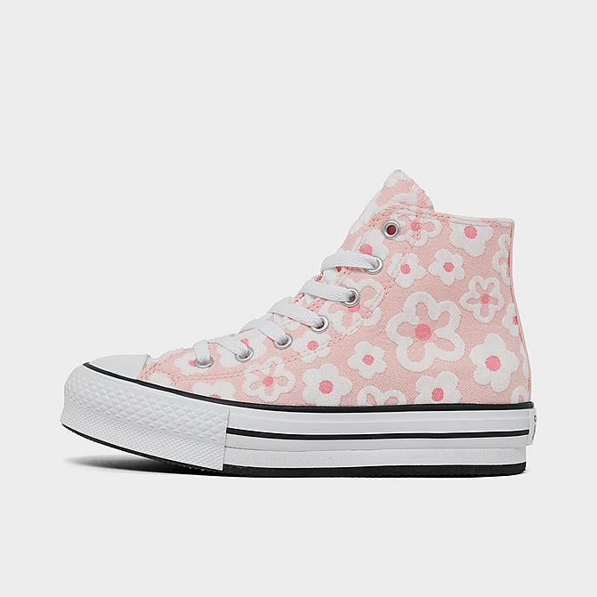 Girls\' Little Kids\' Converse Chuck Taylor All Star Floral Embroidery Lift  Platform Casual Shoes | JD Sports