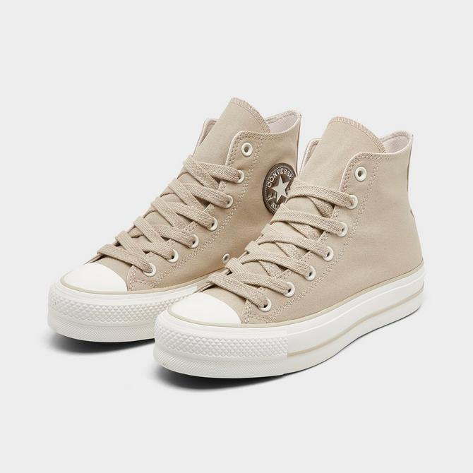 Converse beige platform deals