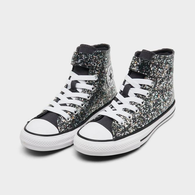 Girls Little Kids Converse Chuck Taylor All Star Glitter Easy On Casual Shoes