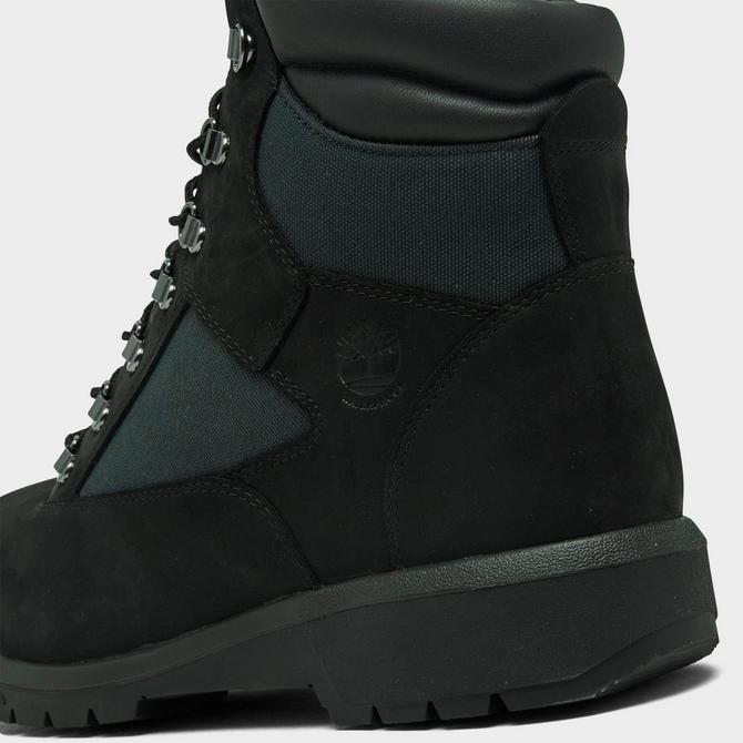 Men's timberland field boots black online