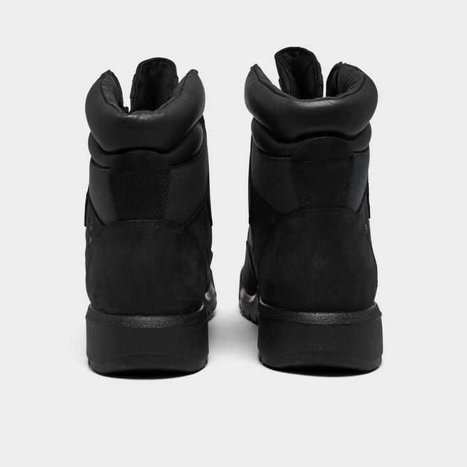 Men's timberland field boots on sale black