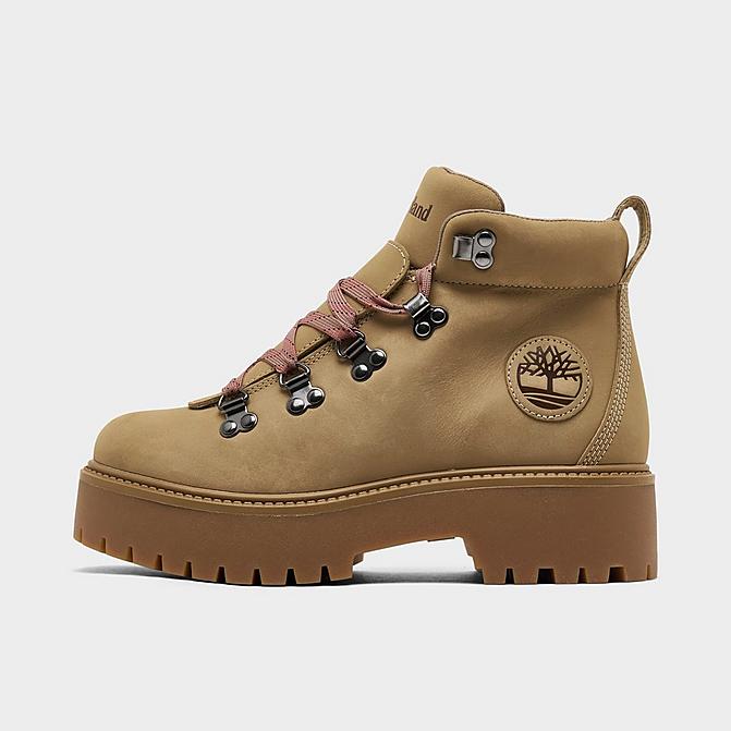 Women's Timberland Stone Street Mid Lace-Up Platform Hiking Women's Timberland Stone Street Mid Lace-Up Platform Hiking