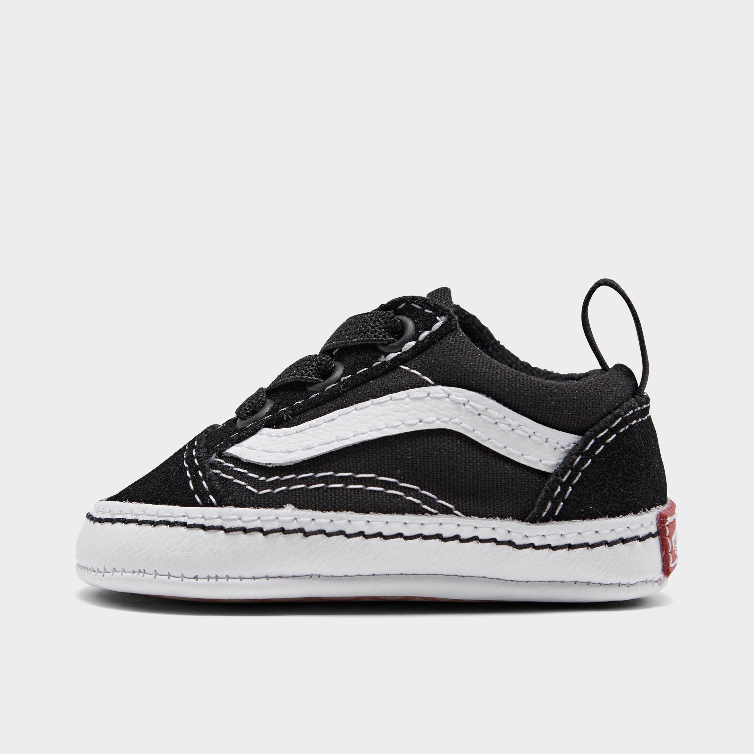 black and white infant vans