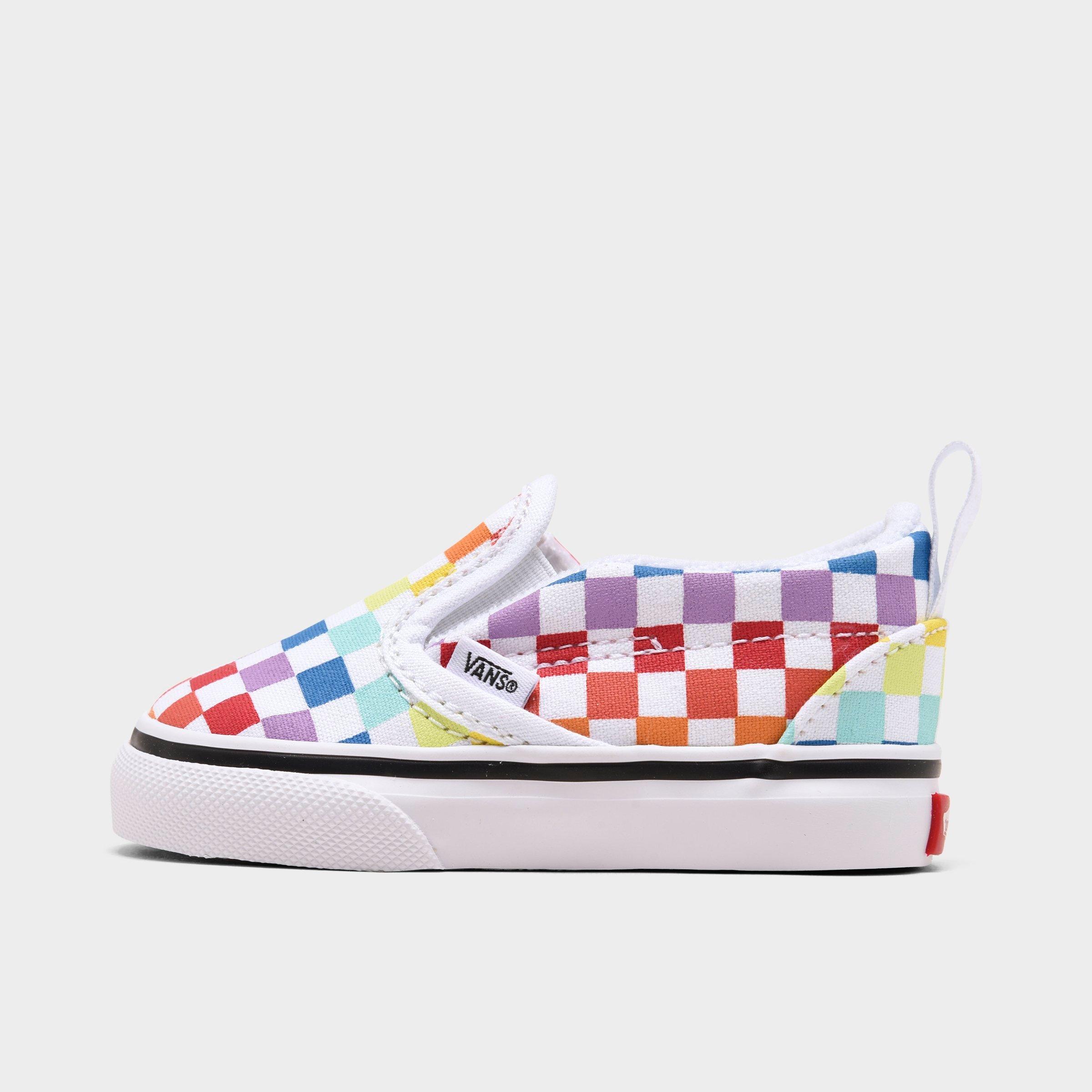 slip on vans rainbow