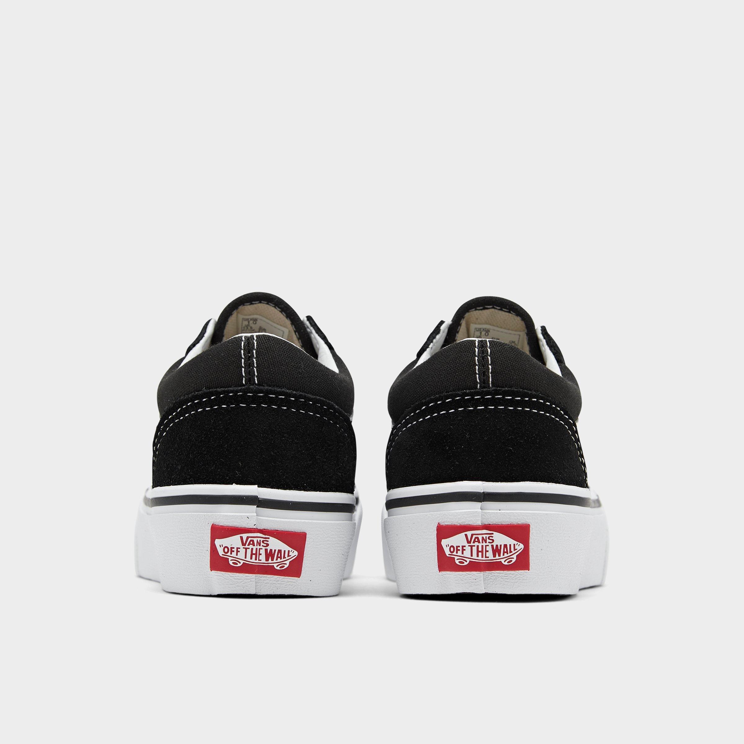 kids old skool platform vans