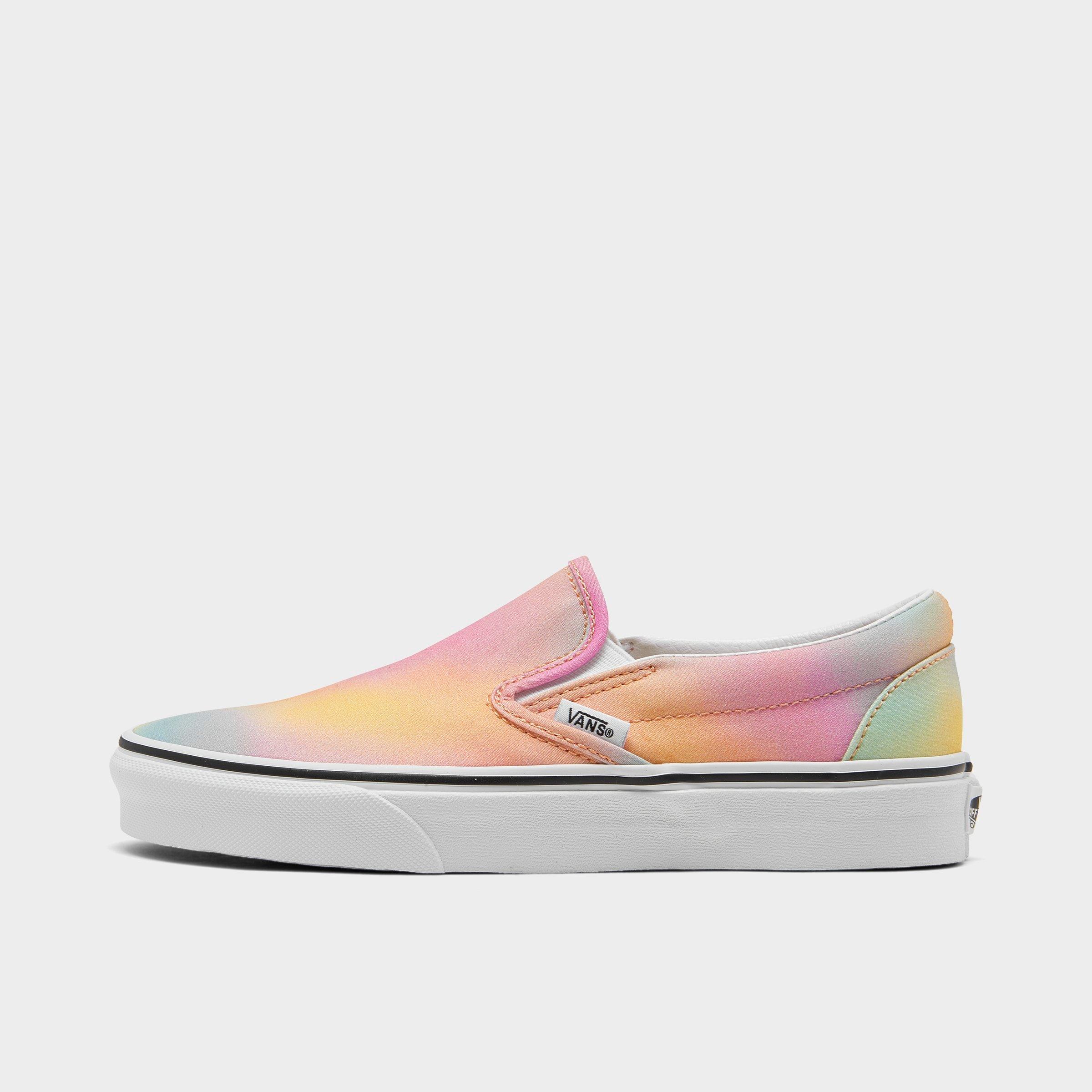 womens tie dye slip on vans