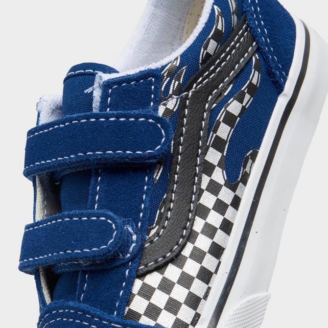 Vans checkered outlet flame shoes