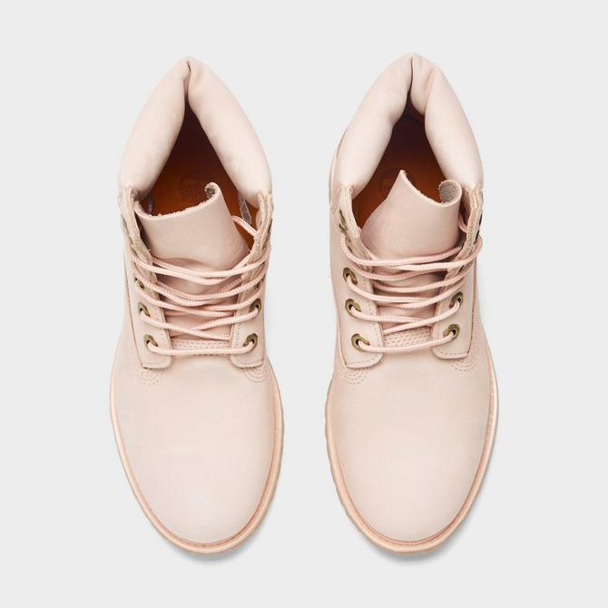 Light pink store nubuck timberlands