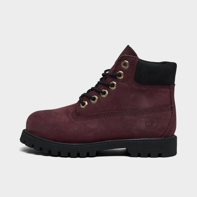 Toddler hotsell burgundy timberlands