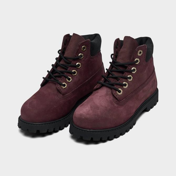 Burgundy cheap timberlands toddler