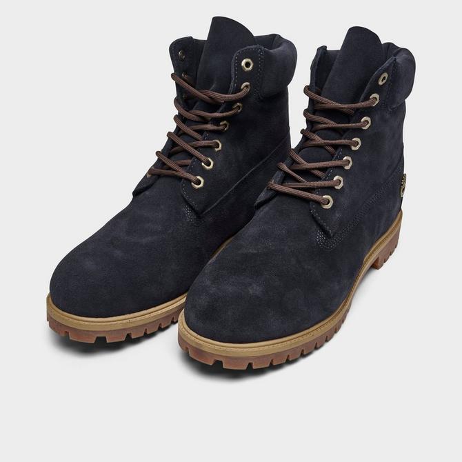 Timberland blue suede boots sale