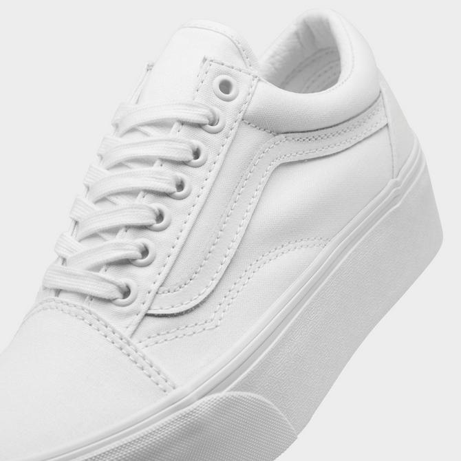 Vans white casual clearance shoes