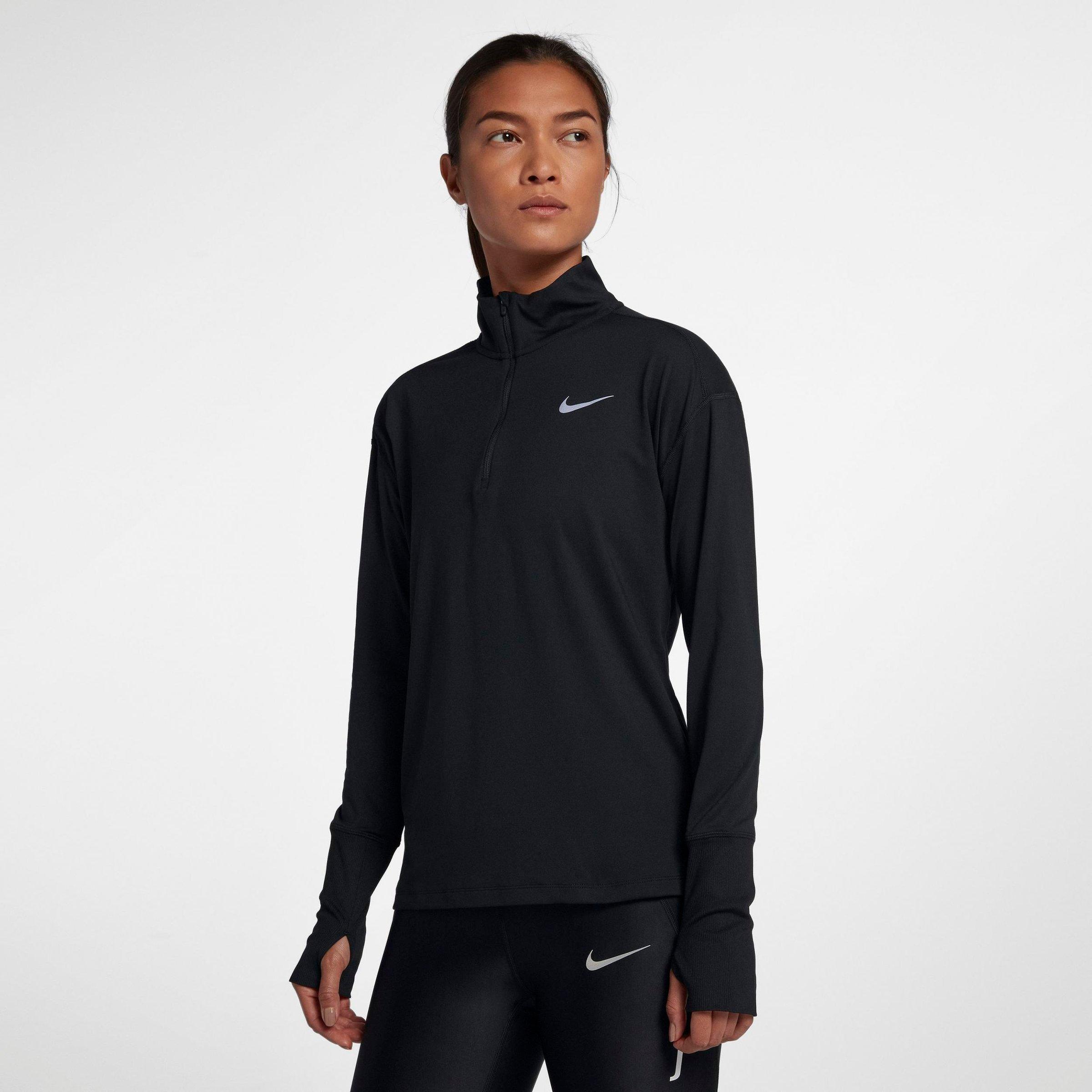 half zip sports top womens