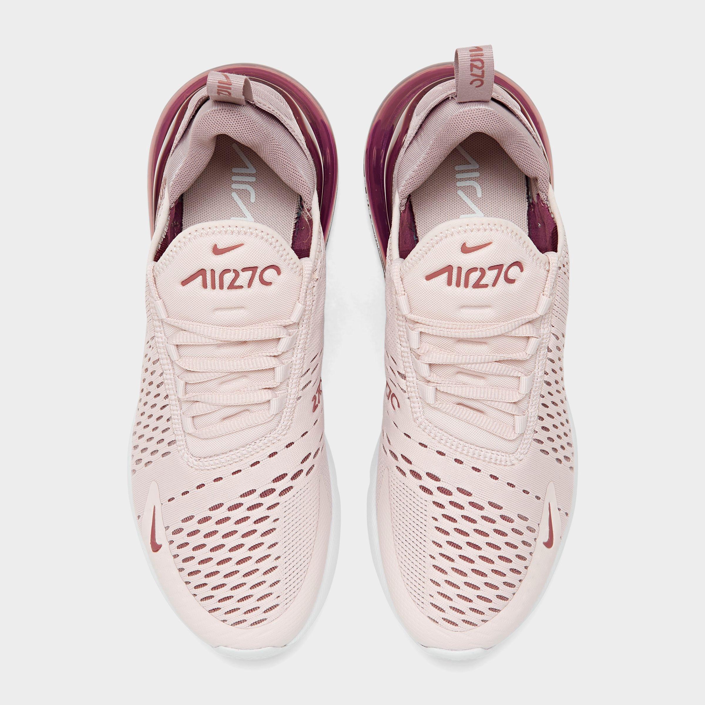 nike air max 270 barely rose women's shoe