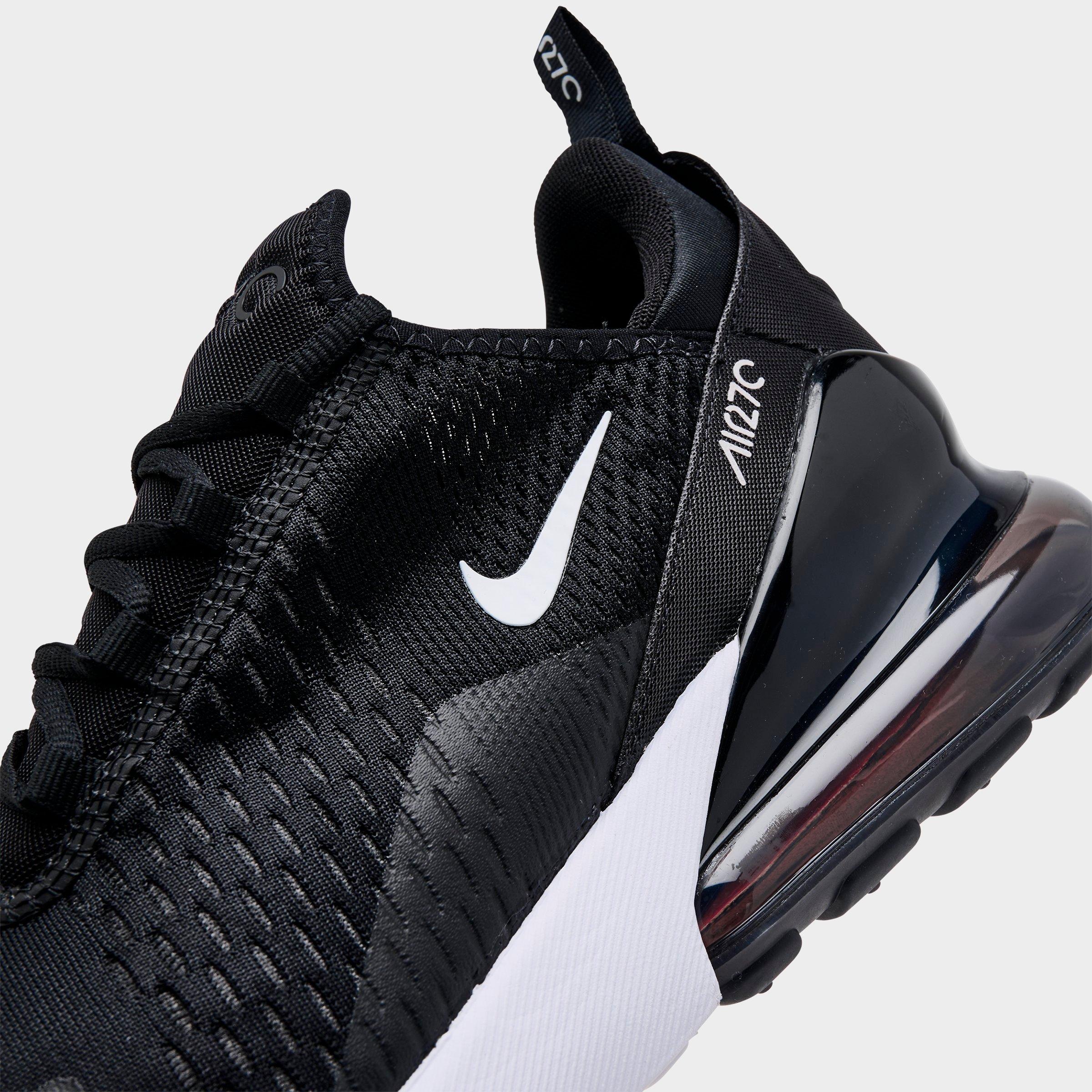 nike 270 mens black and white