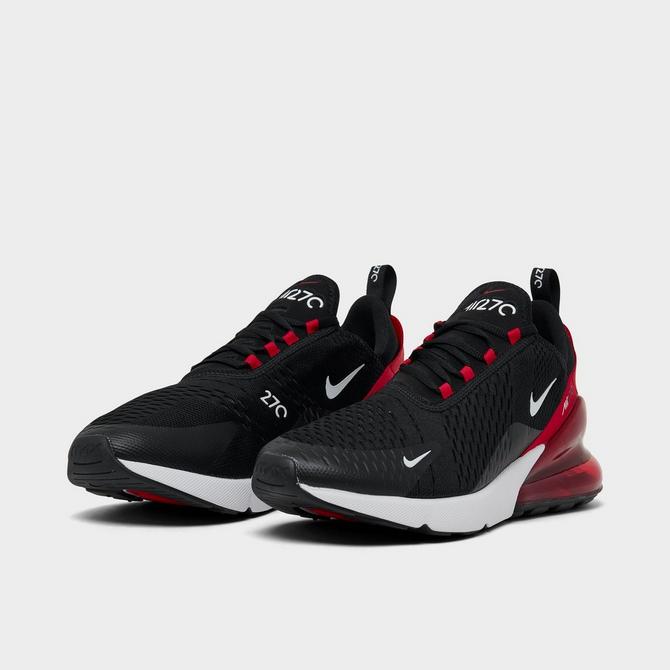 Nike air max 27 black and on sale red and white