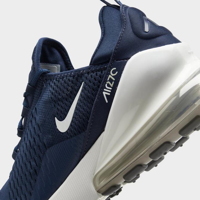 Nike men's air max 270 shoes navy/black hotsell