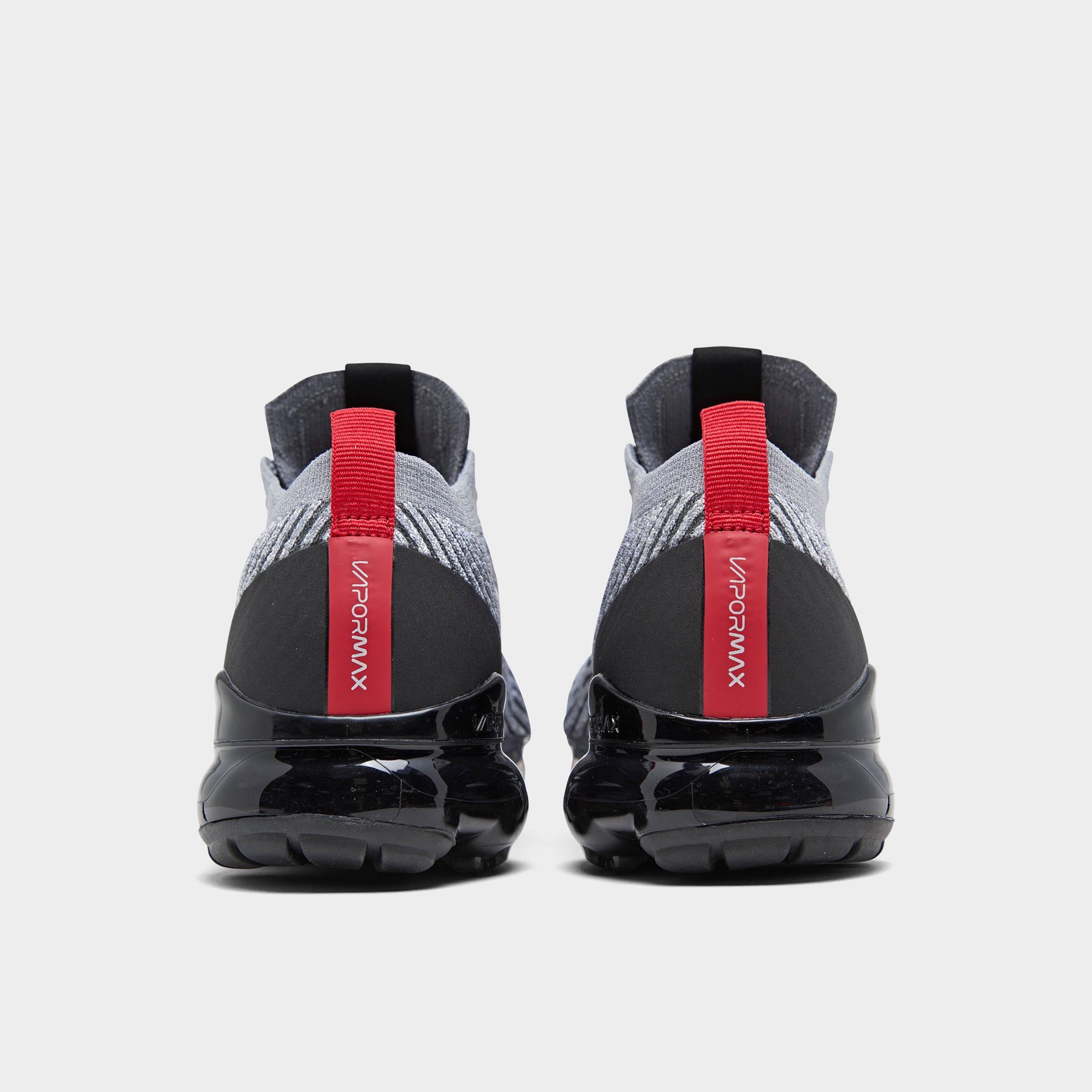 red and black flyknit vapormax