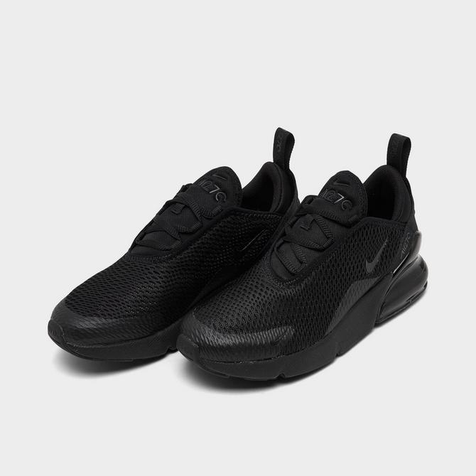 Nike black air hotsell max 270 trainers youth