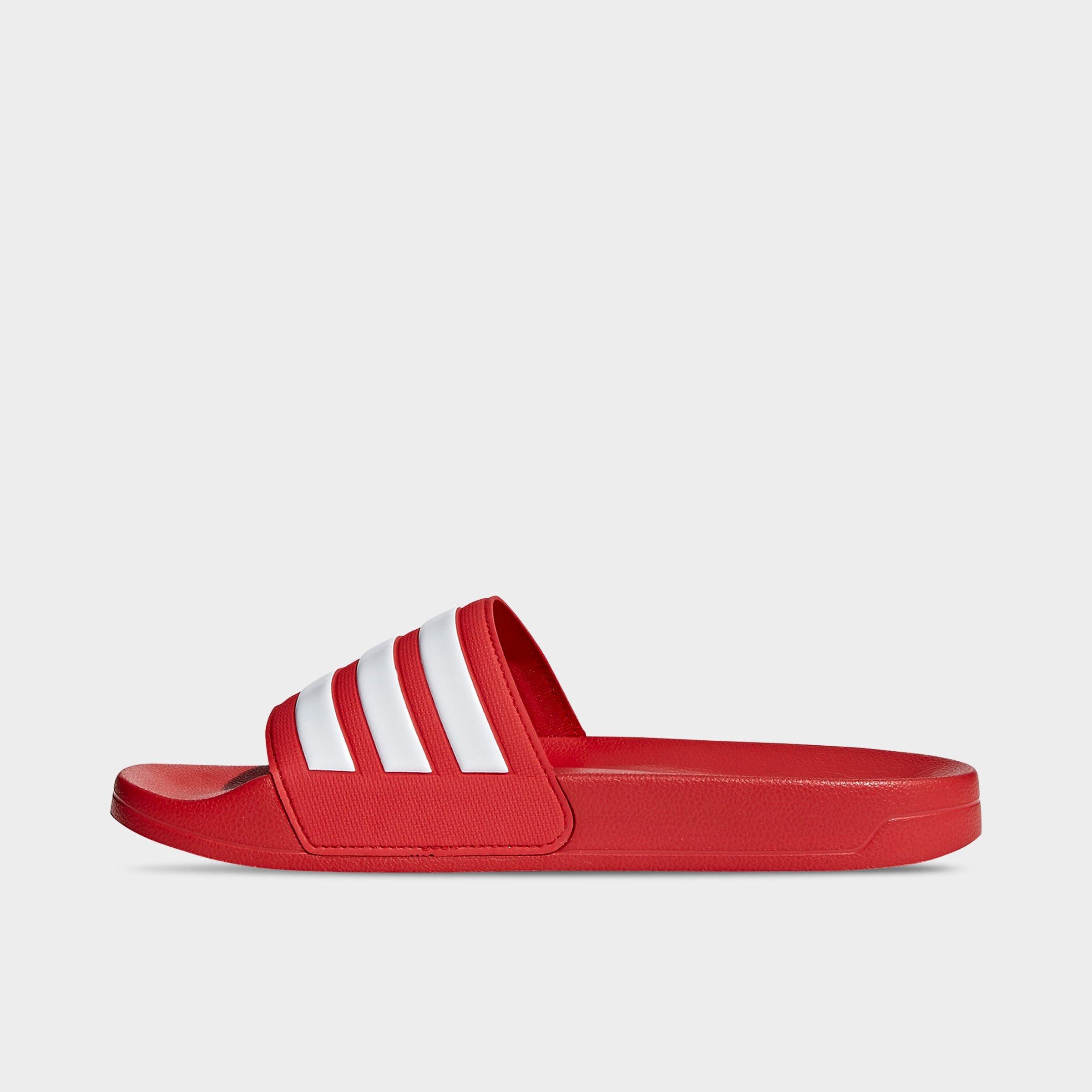 adidas adilette scarlet