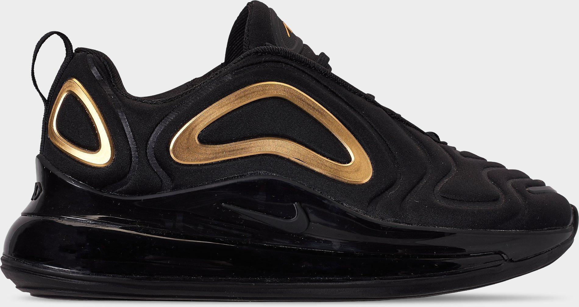 nike air max 720 black gold