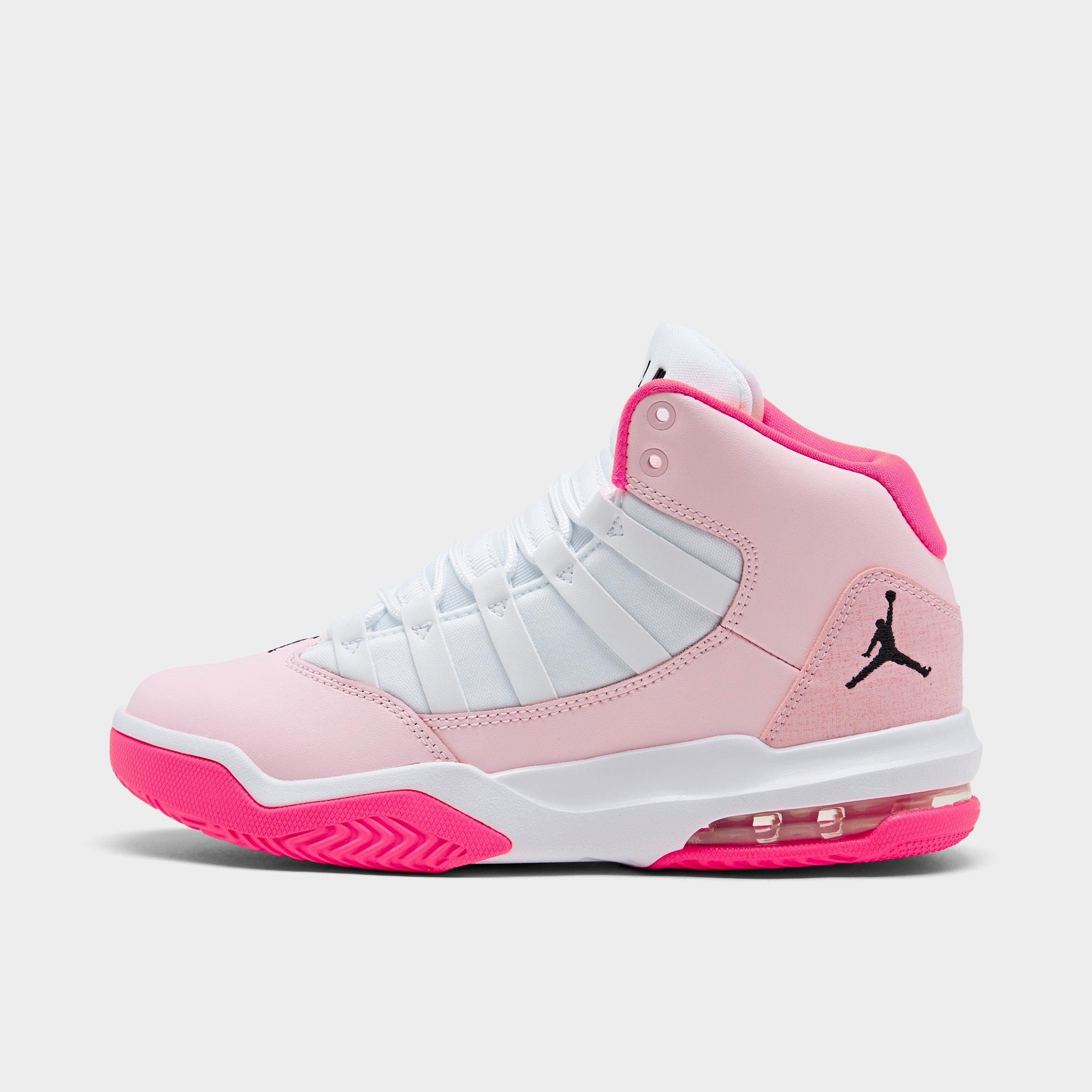 pink jordans kids