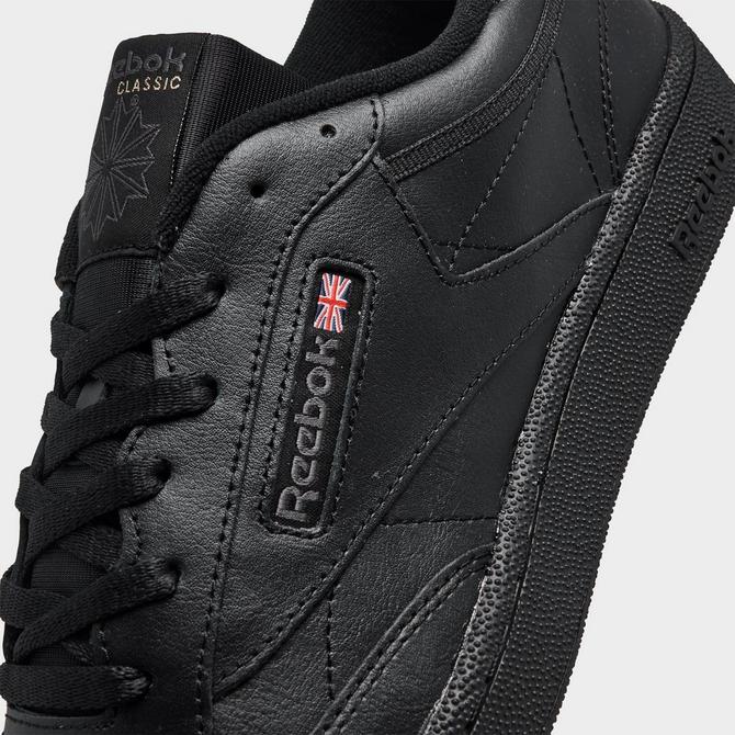 Reebok Club C 85 Classic Men’s Size 12.5 AR0454 Black Casual Shoes Sneakers