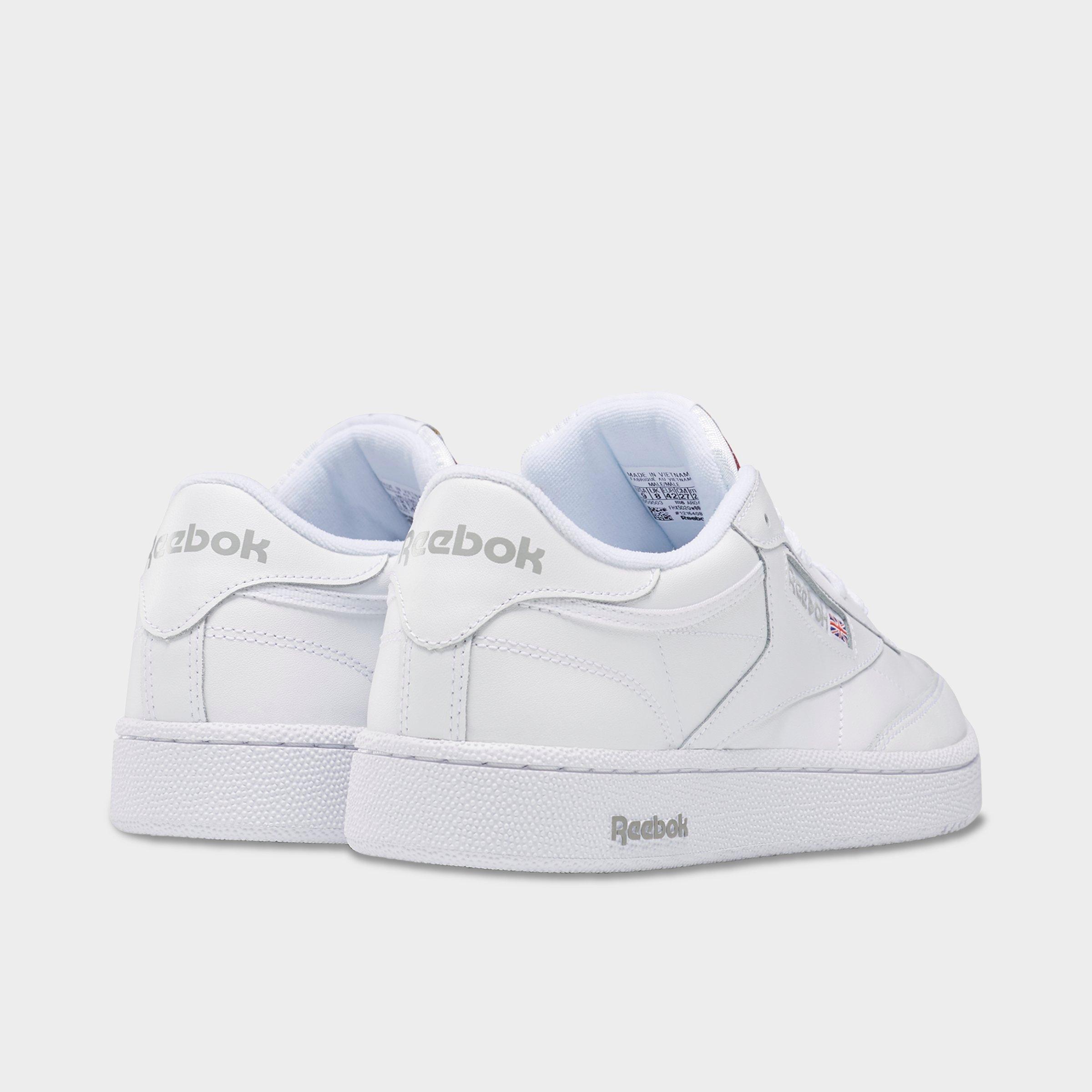 reebok club c 85 white sheer grey