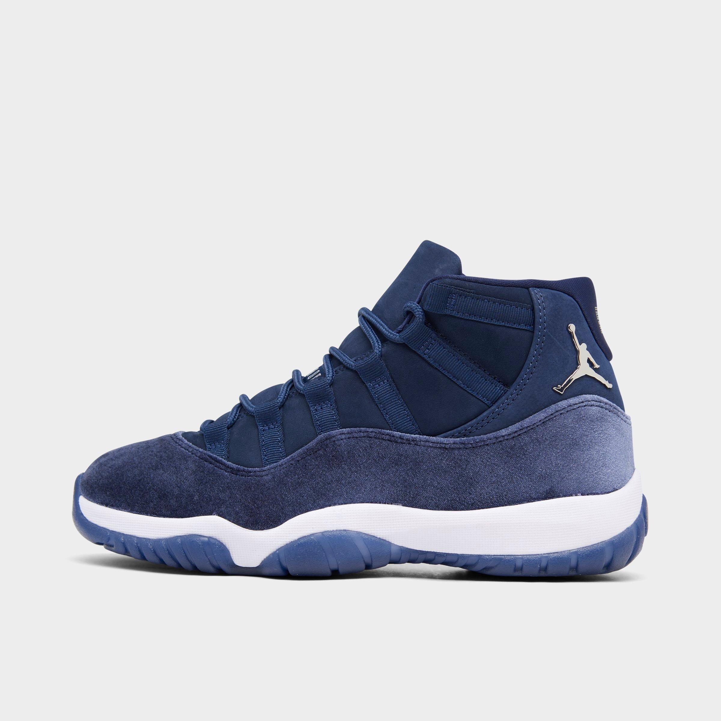 blue suede jordan 11s